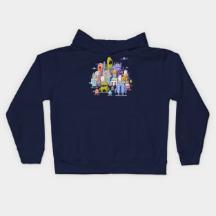 Monster in da city 2 Kids Hoodie